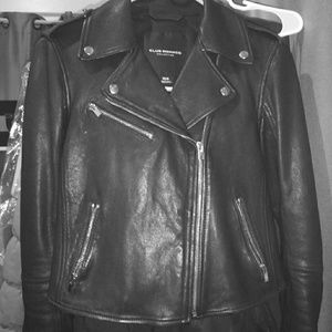 Club Monaco Leather Jacket xs